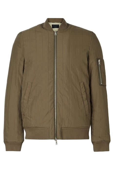 DRAKE BOMBER DARK KHAKI 4
