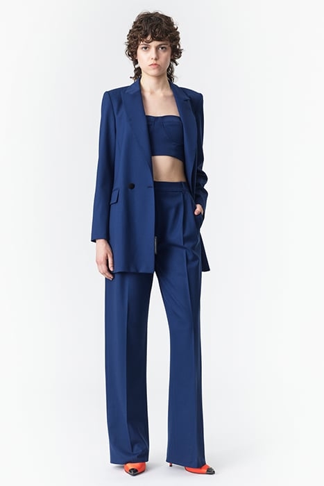 CROPPED BUSTIER TOP TWILIGHT BLUE 2