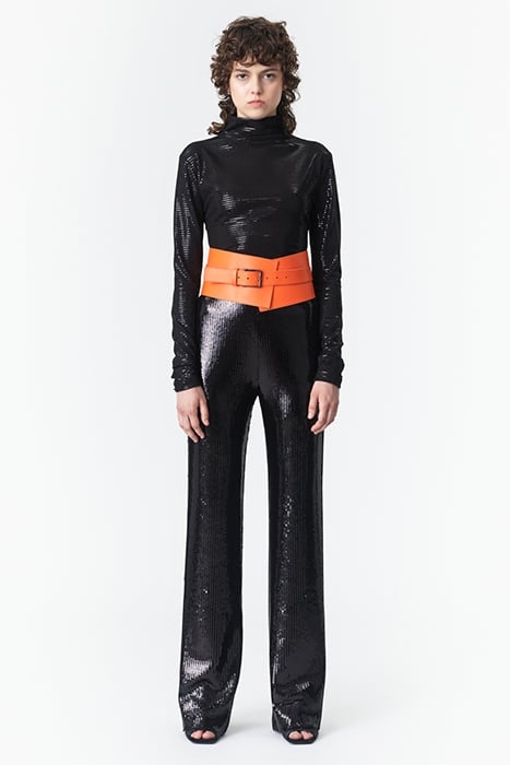 SEQUIN PANTS BLACK 4