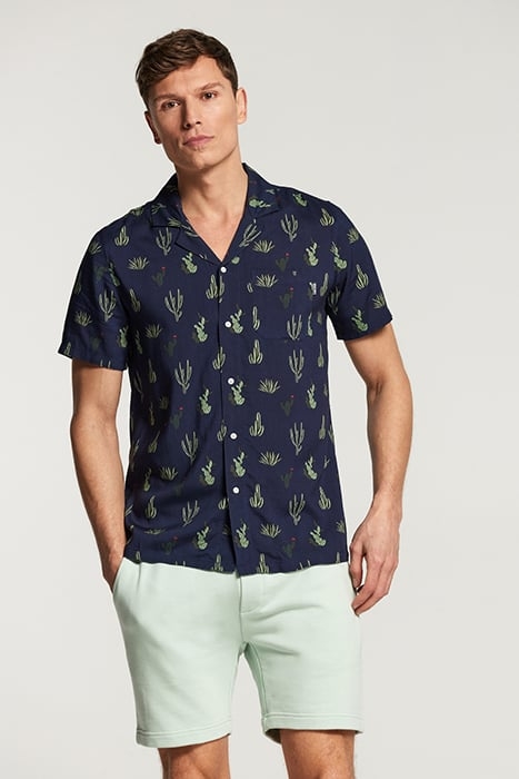SHORTSLEEVE SHIRT CACTI DARK NAVY 2