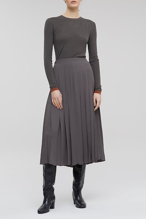 CLOSED WOMEN PLEATED MIDI SKIRT SKIRTS DARK NICKEL 3