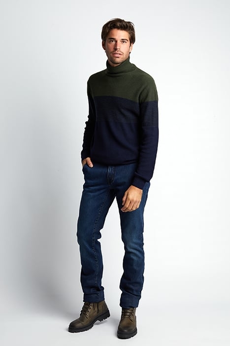 WLCASH ROLL-NECK SF SWT GREEN 2