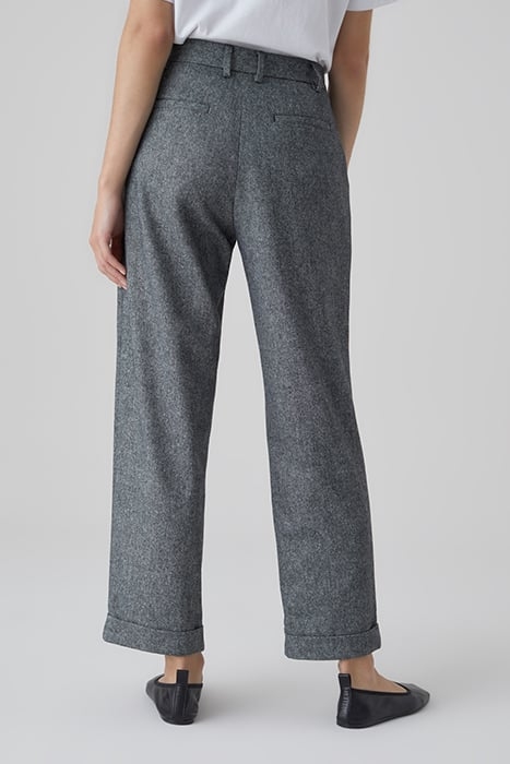 CLOSED WOMEN AUCKLEY PANTS DARK GREY MELANGE 5