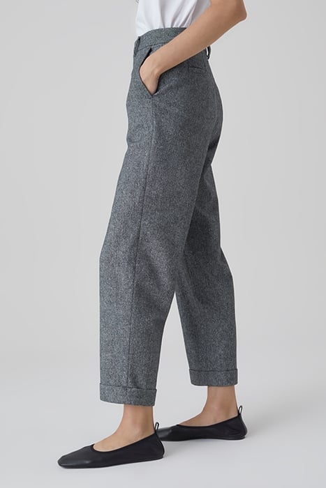 CLOSED WOMEN AUCKLEY PANTS DARK GREY MELANGE 4