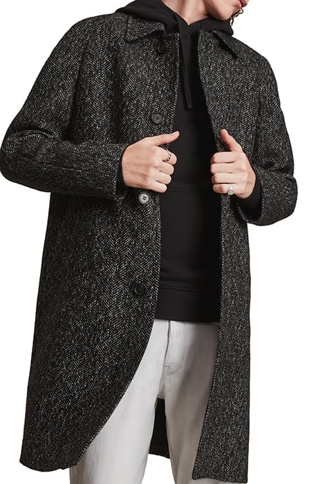 RAMO COAT BLACK/WHITE 1