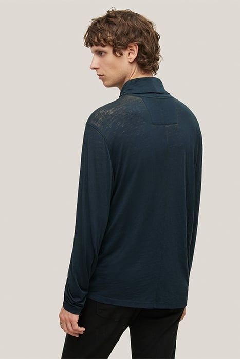 KENT LS BURNOUT TURTLE TEE OFFICER BLUE 2