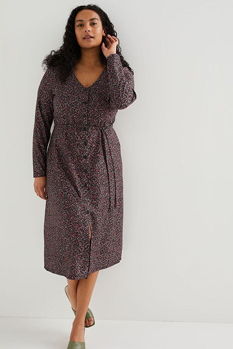 DRESS MIDI MOSS GREEN 2