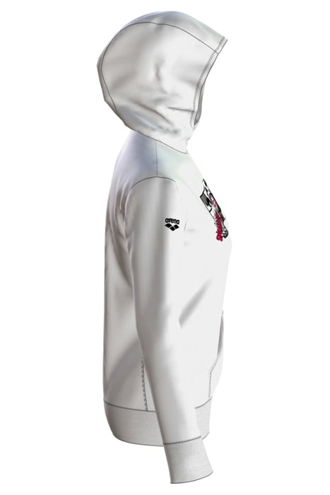 W GRAPHICS HOODIE WHITE 4
