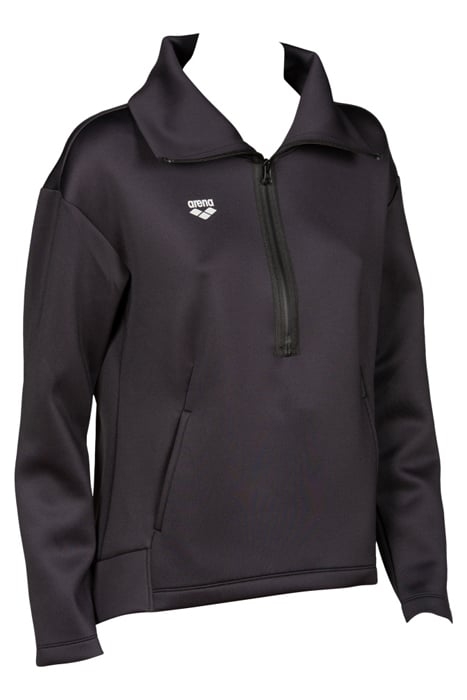 W L/S SPACER HALZ ZIP BLACK 8