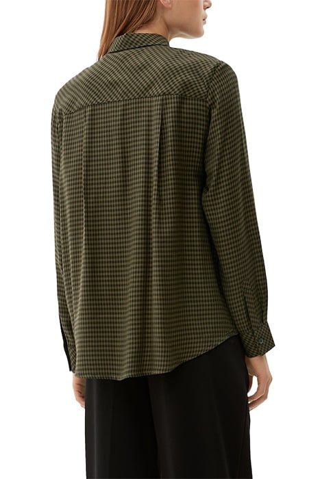 BLOUSES LONGSLEEVE GREEN CHECK 3