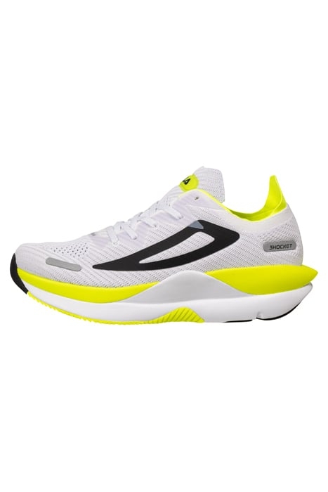 SHOCKET RUN WHITE-SAFETY YELLOW 1