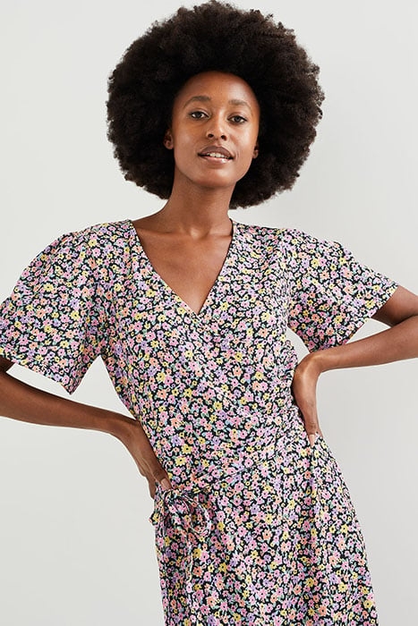 DRESS MIDI MULTI-COLOURED 4