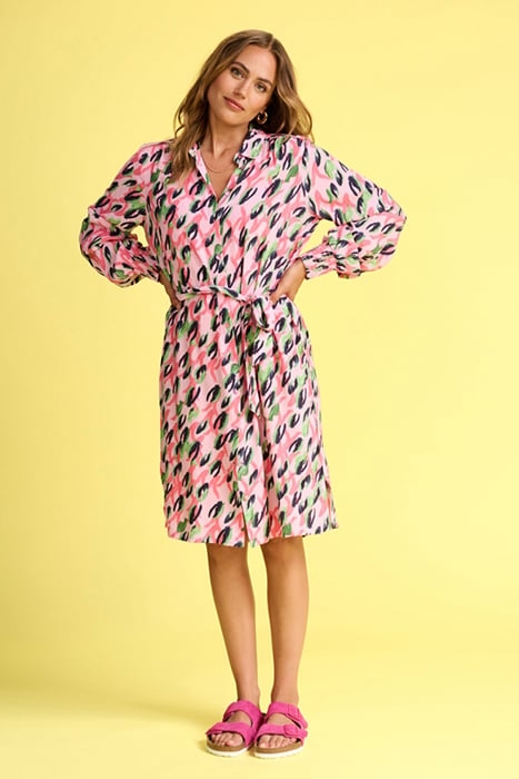 DRESS - ANIMAL PINK 2