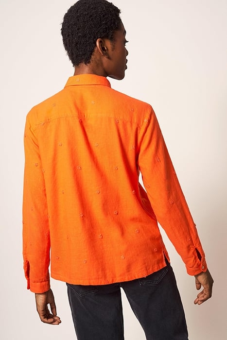 EMILIA ORGANIC COTTON SHIRT BRT RED 2