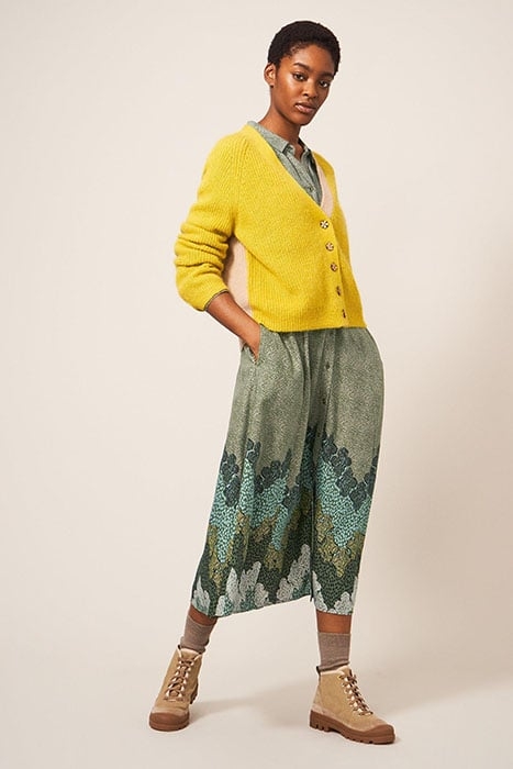 RENEE MIDI SHIRT DRESS GREEN MULTI 3