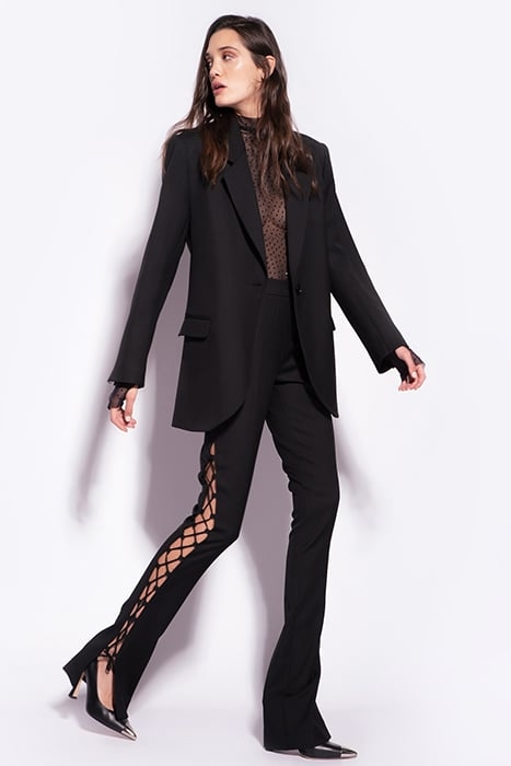 AMEN GIACCA LANA COMPACT STRET BLACK 4