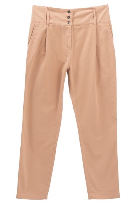 DESERT BELTED HIGH-WAIST CIGARETTE TROUSERS 4