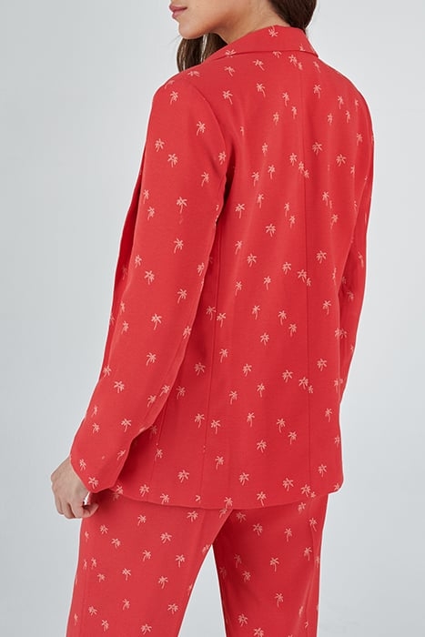 TEA ROSE SUIT JACKET WITH PALM TREES 2