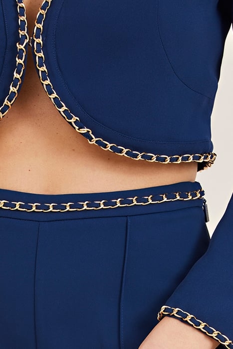 NAUSICA COVER SHOULD SECRET CROPPED JACKET BLUE 5