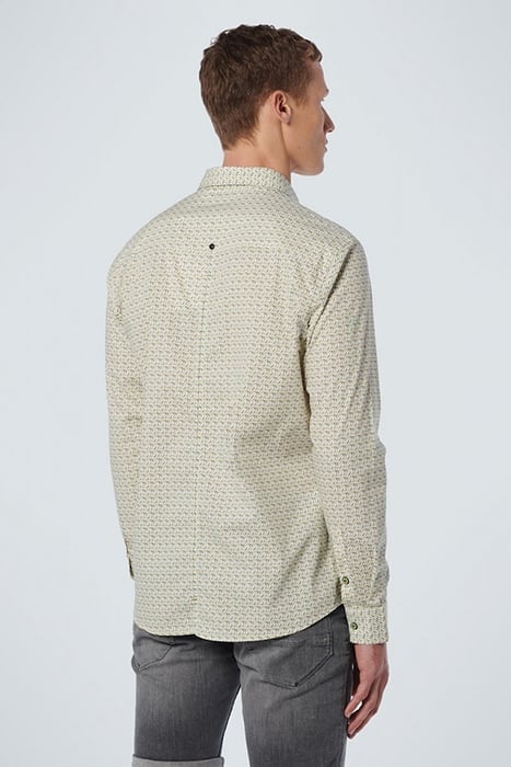 SHIRT ALLOVER PRINTED STRETCH LIGHT GREEN 2