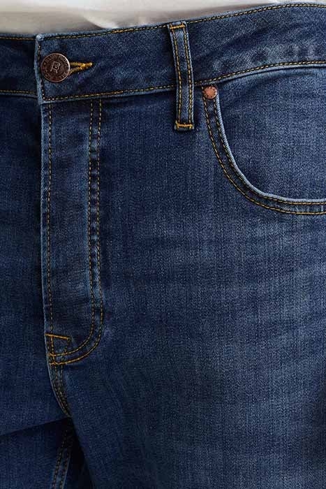 5-POCKET MID WAIST DARK BLUE 5