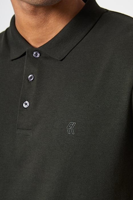 JERSEY POLO SHIRT DARK GREEN 4