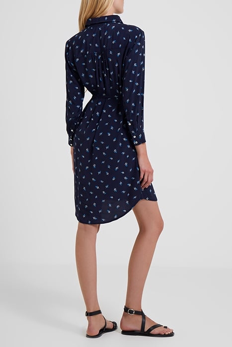 CECILIA DELPHINE SHIRT DRESS MARINE 2