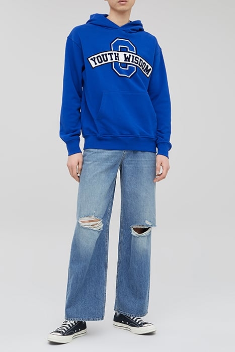 MEN M. PHILOUZE UNISEX HOODIE ROYAL BLUE 3