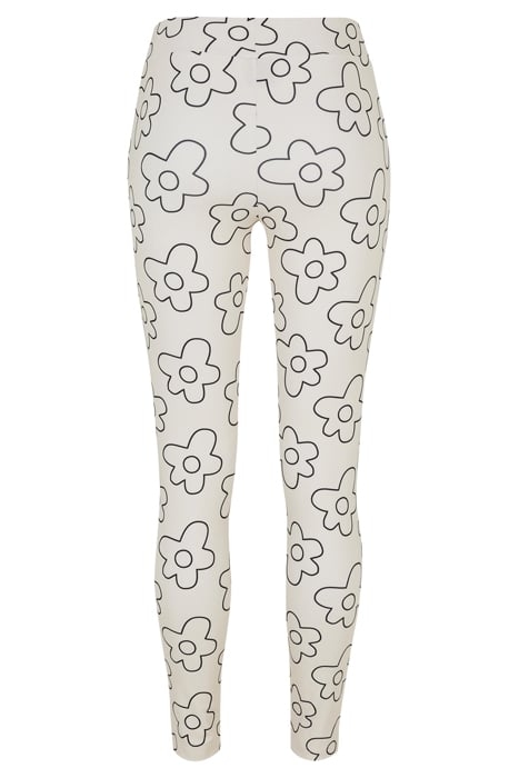 LADIES TECH MESH AOP LEGGINGS SOFTSEAGRASSFLOWER 7