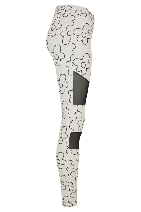 LADIES TECH MESH AOP LEGGINGS SOFTSEAGRASSFLOWER 6