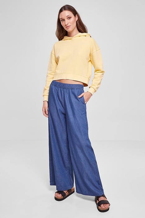 LADIES SHORT FLOWER EMBROIDERY TERRY HOODY VINTAGESUN 3