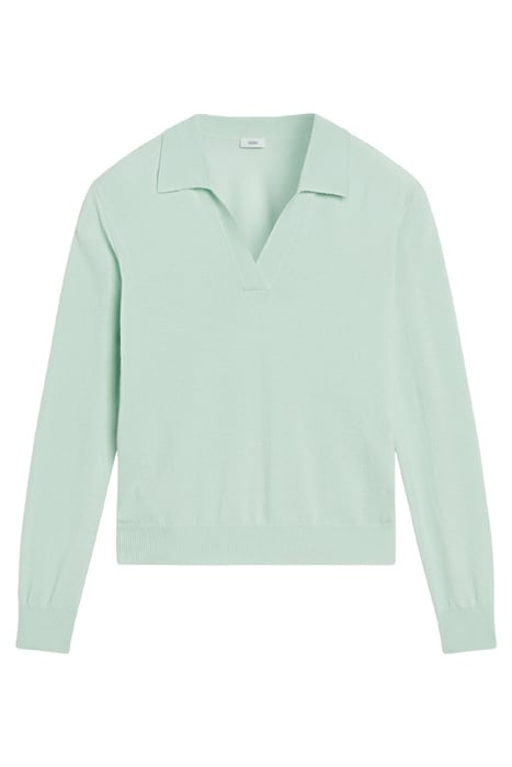 WOMEN POLO LONGSLEEVE FRESH MINT 3