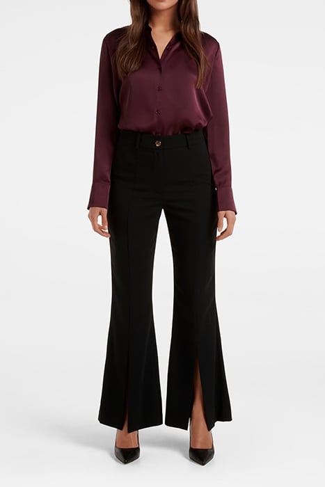 STELLA SPLIT FRONT PANT BLACK 3