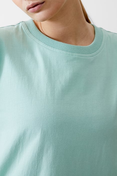 BRODERIE SLEEVE TOP MINT 4