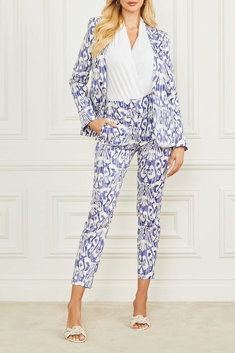 SHELLY PRINTED PANT SUBSTANCE BLUE SKINNY PRINT 5