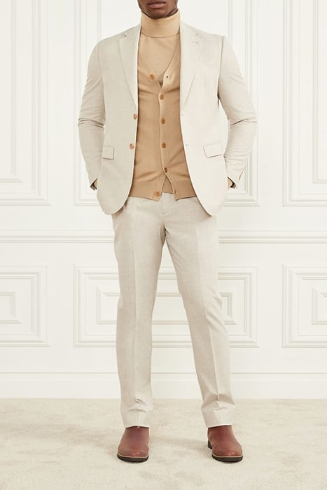 ROGER CLASSIC CHINO HERB TAN TAILORED PANT 3