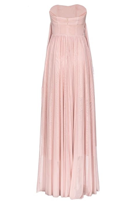 ANTROPOLOGO ABITO TULLE FLUIDO PEACH BEIGE 2