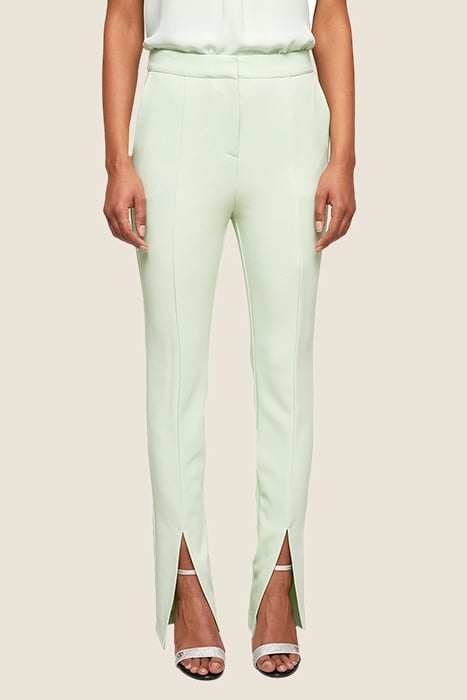 REGULAR TROUSERS WITH SPLIT GREEN 6