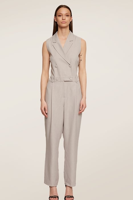 LONG DOUBLE-BREASTED JUMPSUIT GREY 5