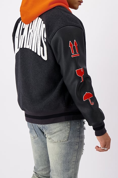 LOGISTICS VARSITY JACKET GREY 2