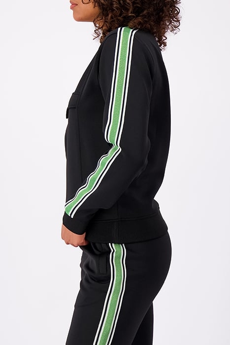 MIAMI TAPED TRACKTOP BLACK 5