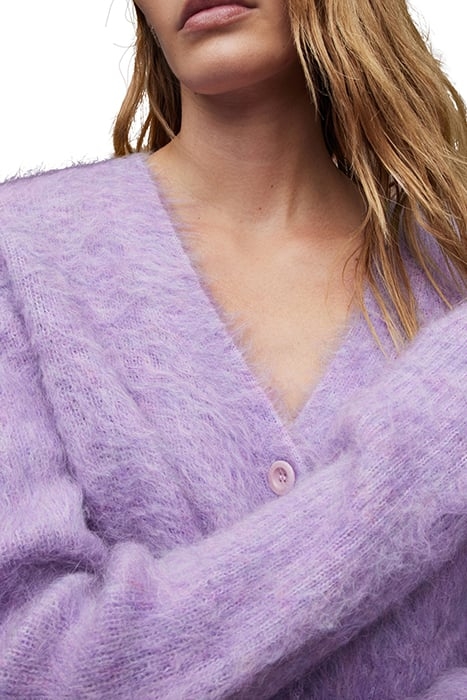 WICK BRUSHED CARDI LILAC HAZE 6