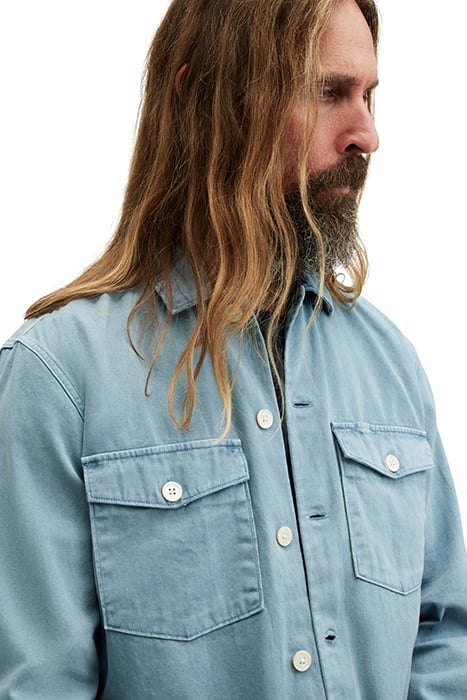 SPOTTER LS SHIRT DUSTY BLUE 6