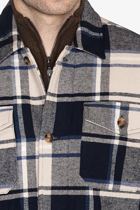 SIJESSE QUILT CHECK DEEP MARINE 5