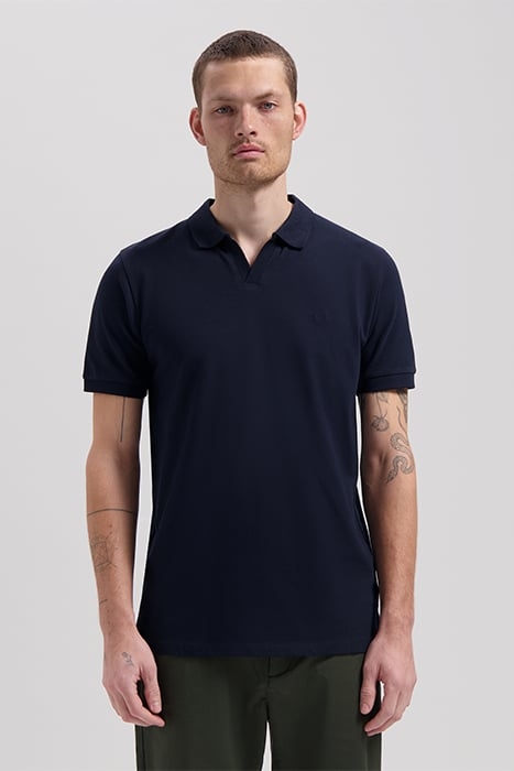 DS_BOWIE V-NECK POLO DK. NAVY 1