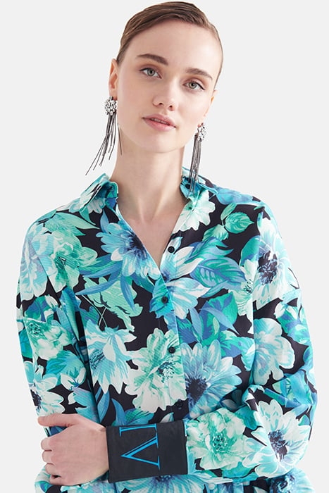 LA-SBFLORAL BLUE BLOUSE BLUE 6