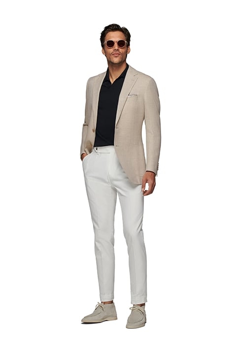 JACKET-L.BROWN-HERRINGBONE LIGHT BROWN 5