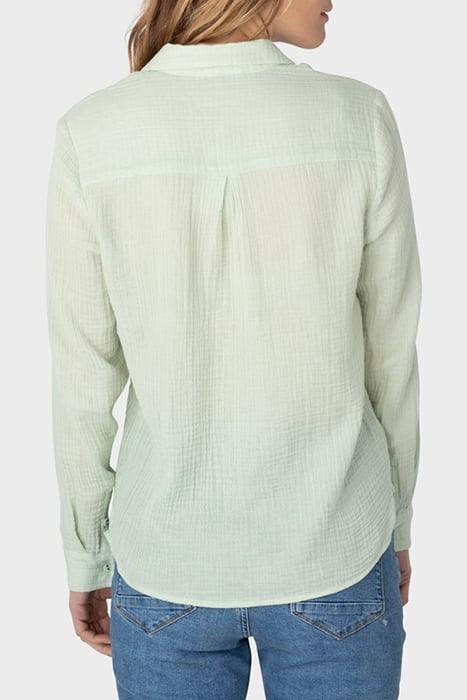 BLOUSE WOVEN LONG SLEEVES SEA FOAM 2