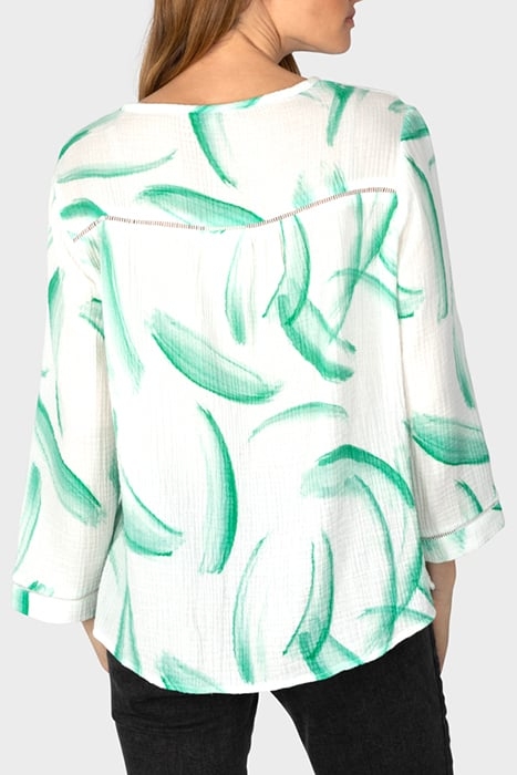 BLOUSE WOVEN LONG SLEEVES CLOUD DANCER 2