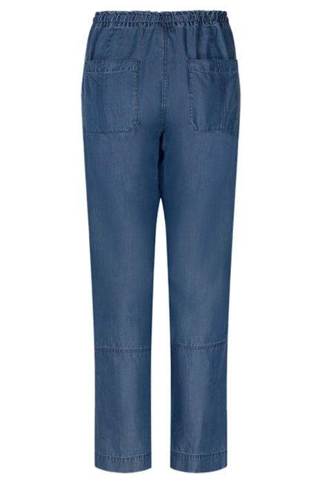 TROUSER WOVEN LONG MID BLUE DENIM 2